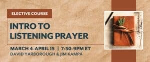 Intro to Listening Prayer Elective